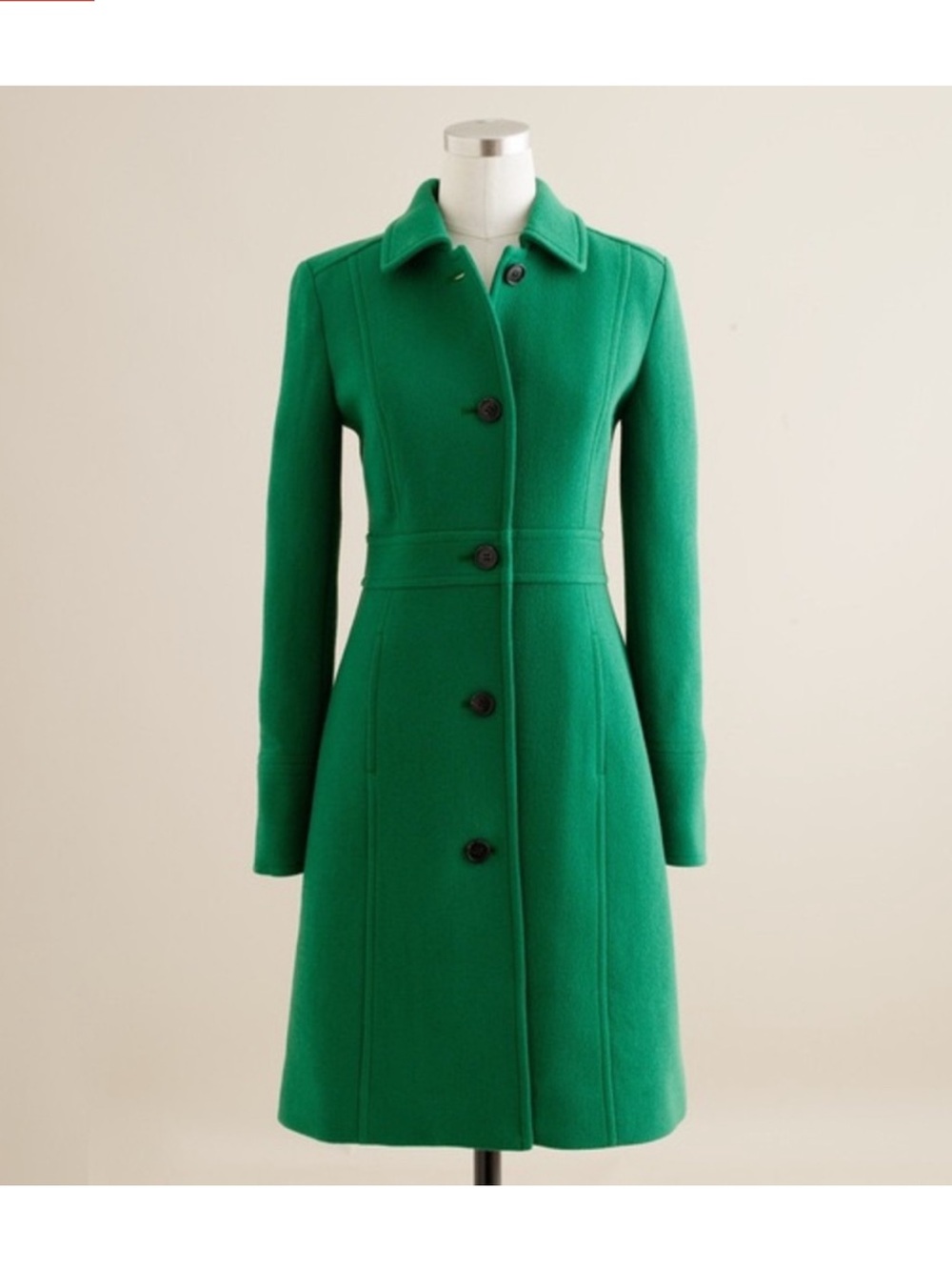 New! J.Crew Double-cloth Wool Lady Day coat w/Thinsulate 6